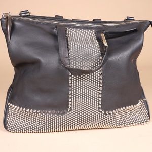 Giuseppe Zanotti - Black Leather Studded Tote